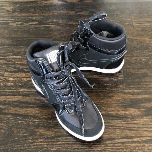 Nike Force Wedge Hightop Sneakers Size 6.5
